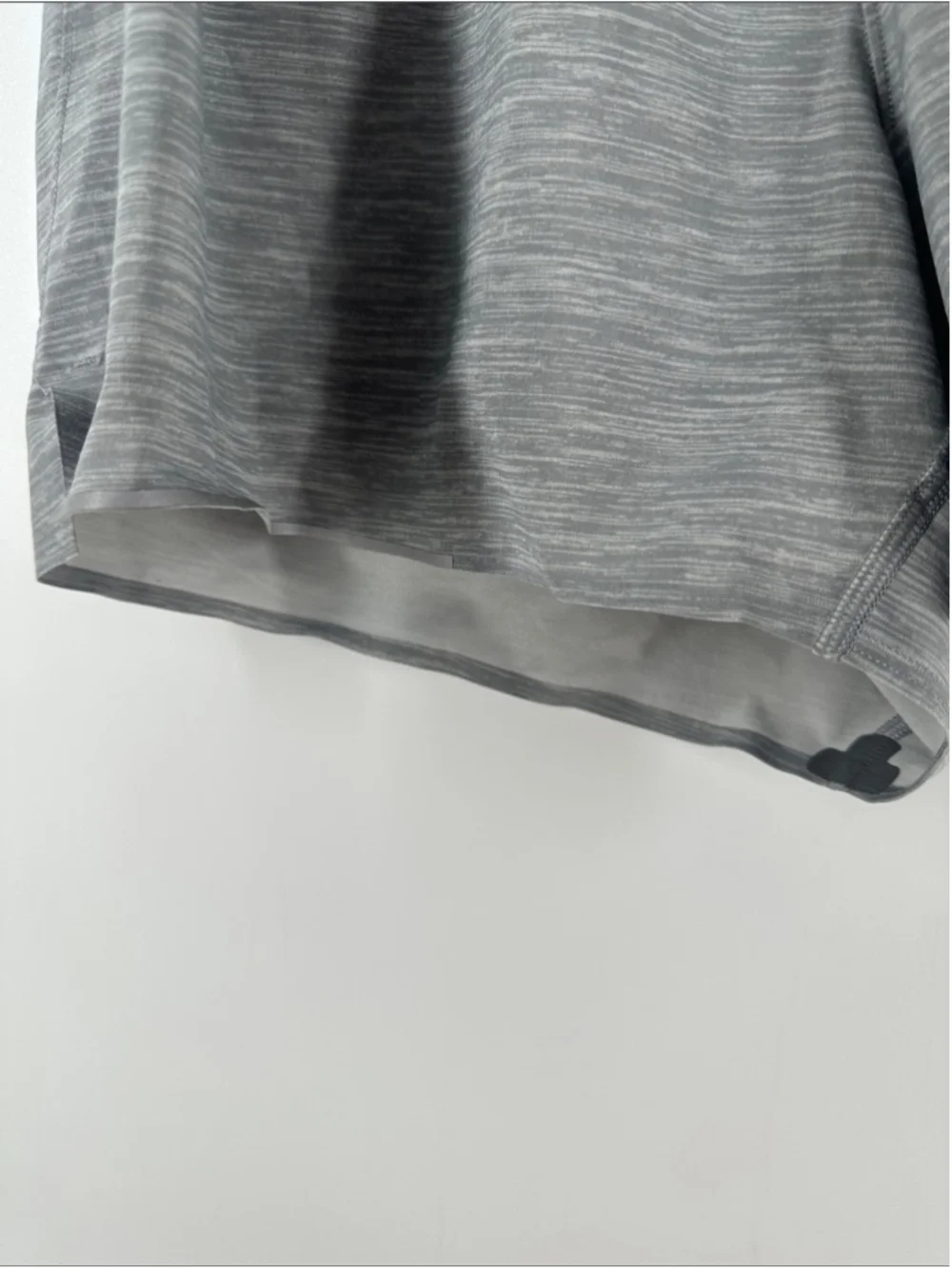 Lululemon Surge Short Out Of Mind Liner grey gym workout running sz M
